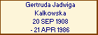 Gertruda Jadwiga Kalkowska