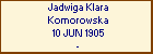Jadwiga Klara Komorowska