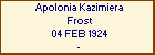 Apolonia Kazimiera Frost