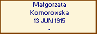 Magorzata Komorowska