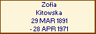 Zofia Kitowska
