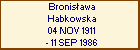Bronisawa Habkowska