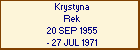 Krystyna Rek