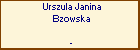 Urszula Janina Bzowska
