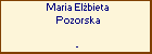 Maria Elbieta Pozorska