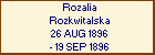 Rozalia Rozkwitalska