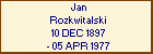 Jan Rozkwitalski