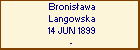 Bronisawa Langowska