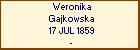 Weronika Gajkowska