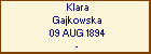 Klara Gajkowska