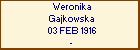 Weronika Gajkowska