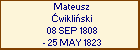 Mateusz wikliski