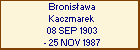 Bronisawa Kaczmarek