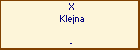 X Klejna