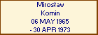 Mirosaw Komin