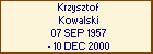 Krzysztof Kowalski