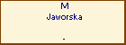 M Jaworska