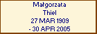 Magorzata Thiel