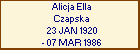 Alicja Ella Czapska