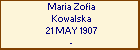 Maria Zofia Kowalska