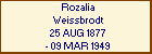 Rozalia Weissbrodt