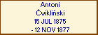 Antoni wikliski