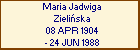 Maria Jadwiga Zieliska
