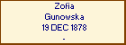 Zofia Gunowska