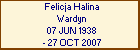 Felicja Halina Wardyn