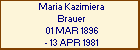 Maria Kazimiera Brauer
