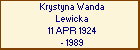 Krystyna Wanda Lewicka