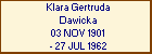 Klara Gertruda Dawicka