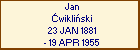 Jan wikliski