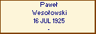 Pawe Wesoowski