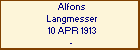Alfons Langmesser