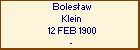 Bolesaw Klein