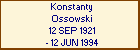 Konstanty Ossowski