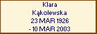 Klara Kkolewska