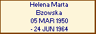 Helena Marta Bzowska