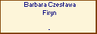 Barbara Czesawa Firyn