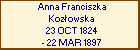Anna Franciszka Kozowska