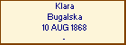 Klara Bugalska