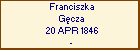 Franciszka Gcza