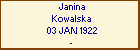 Janina Kowalska